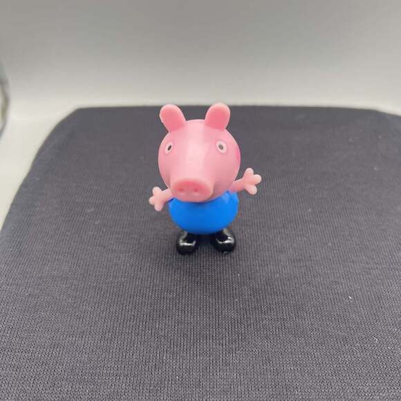 2003 Peppa Pig George 2" Blue Shirt Jazwares Action Figure - Picture 2 of 3